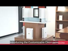 PU/EPS/MGO/RockWool cleanroom Sandwichpaneel met brandwerendheid/geluidsisolatie/lichtgewicht voor cleanroom